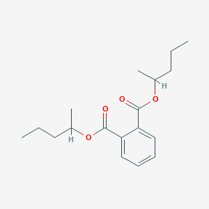 molecular formula C18H26O4 B14439765 Phthalic acid, bis(2-pentyl) ester CAS No. 75151-00-7
