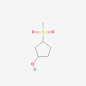 molecular formula C6H12O3S B1443977 3-Methanesulfonylcyclopentan-1-ol CAS No. 1339568-25-0