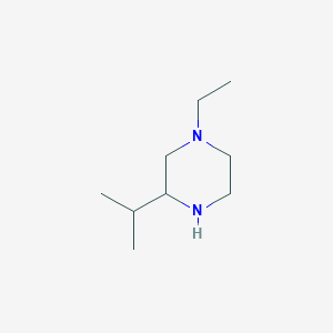 molecular formula C9H20N2 B1443979 1-Ethyl-3-isopropylpiperazine CAS No. 1248908-17-9