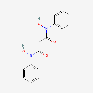 molecular formula C15H14N2O4 B14439855 N~1~,N~3~-Dihydroxy-N~1~,N~3~-diphenylpropanediamide CAS No. 77280-27-4
