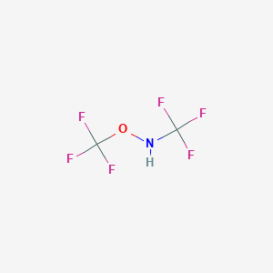 molecular formula C2HF6NO B14439904 1,1,1-Trifluoro-N-(trifluoromethoxy)methanamine CAS No. 74399-69-2