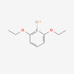 molecular formula C10H13LiO2 B14439998 lithium;1,3-diethoxybenzene-2-ide CAS No. 73680-01-0
