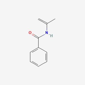 molecular formula C10H11NO B14440012 N-(Prop-1-en-2-yl)benzamide CAS No. 78007-50-8