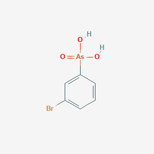molecular formula C6H6AsBrO3 B14440110 (3-Bromophenyl)arsonic acid CAS No. 76752-25-5