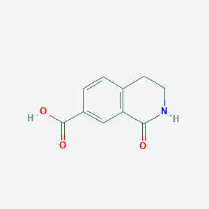 molecular formula C10H9NO3 B1444019 1-Oxo-1,2,3,4-tetrahydroisoquinoline-7-carboxylic acid CAS No. 1343932-64-8