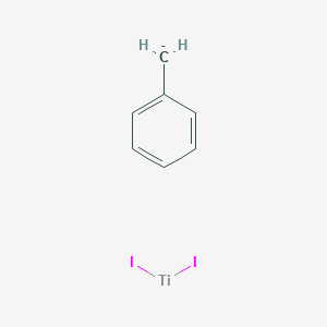 molecular formula C7H7I2Ti- B14440194 Diiodotitanium;methanidylbenzene CAS No. 75780-18-6