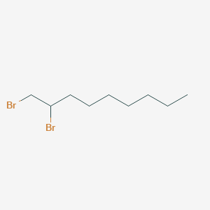 molecular formula C9H18Br2 B14440246 1,2-Dibromononane CAS No. 73642-91-8