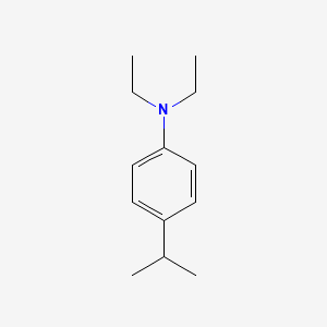 molecular formula C13H21N B14440334 N,N-Diethyl-4-(propan-2-yl)aniline CAS No. 79900-67-7