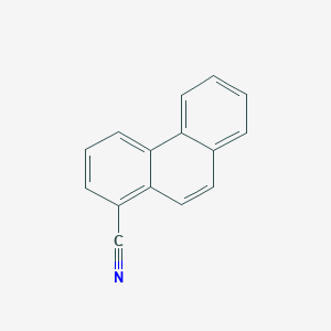 molecular formula C15H9N B14440339 Phenanthrene-1-carbonitrile CAS No. 76701-00-3