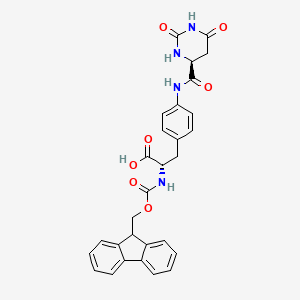 molecular formula C29H26N4O7 B1444047 Fmoc-Aph(Hor)-OH CAS No. 1253282-31-3