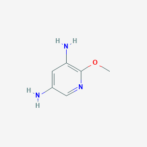 molecular formula C6H9N3O B144407 2-Methoxypyridine-3,5-diamine CAS No. 137066-64-9
