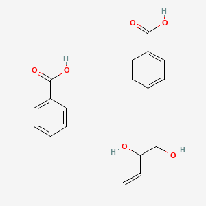 molecular formula C18H20O6 B14440752 Benzoic acid;but-3-ene-1,2-diol CAS No. 73318-93-1