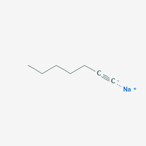 molecular formula C7H11Na B14440853 sodium;hept-1-yne CAS No. 74198-05-3