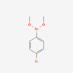 molecular formula C8H10AsBrO2 B14440895 Dimethyl (4-bromophenyl)arsonite CAS No. 73777-26-1