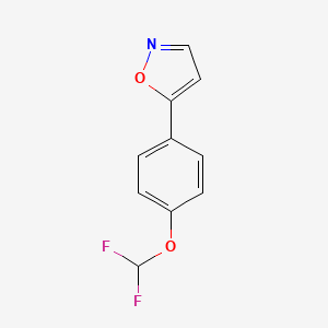 5-[4-(Difluoromethoxy)phenyl]-1,2-oxazole