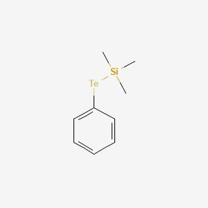 molecular formula C9H14SiTe B14441012 Silane, trimethyl(phenyltelluro)- CAS No. 73296-31-8