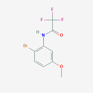 molecular formula C9H7BrF3NO2 B14441163 N-(2-Bromo-5-methoxyphenyl)-2,2,2-trifluoroacetamide CAS No. 78839-76-6