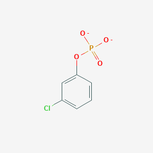 molecular formula C6H4ClO4P-2 B14441198 3-Chlorophenyl phosphate CAS No. 77368-40-2