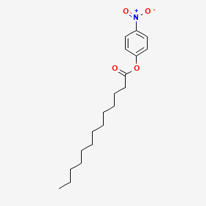 molecular formula C19H29NO4 B14441211 4-Nitrophenyl tridecanoate CAS No. 79644-27-2