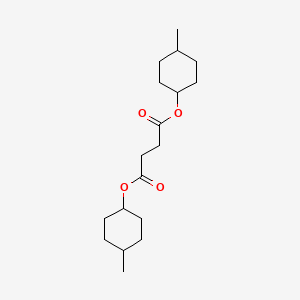 molecular formula C18H30O4 B14441231 Bis(4-methylcyclohexyl) butanedioate CAS No. 78987-44-7