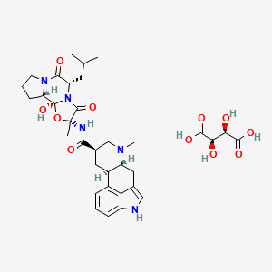 molecular formula C34H45N5O11 B14441263 Dihydroergosine tartrate CAS No. 73986-92-2