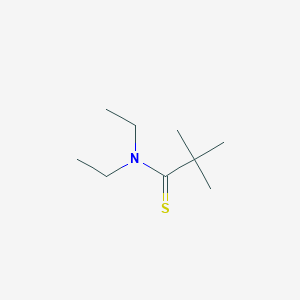 molecular formula C9H19NS B14441264 N,N-diethyl-2,2-dimethylpropanethioamide CAS No. 73551-20-9
