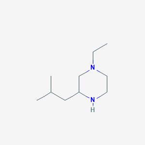 1-Ethyl-3-(2-methylpropyl)piperazine