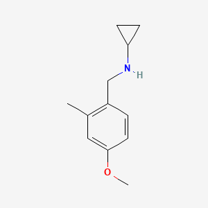 Cyclopropyl-(4-methoxy-2-methylbenzyl)-amine