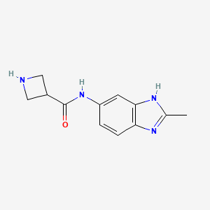 N-(2-Methyl-1H-benzo[d]imidazol-6-yl)azetidine-3-carboxamide