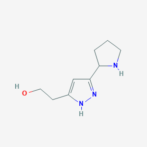 2-(5-Pyrrolidin-2-yl-2H-pyrazol-3-yl)-ethanol