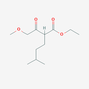 Ethyl 2-(methoxyacetyl)-5-methylhexanoate
