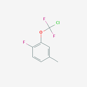 B1444141 2-[Chloro(difluoro)methoxy]-1-fluoro-4-methyl-benzene CAS No. 1404194-33-7