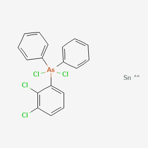 molecular formula C18H13AsCl4Sn B14441418 CID 71401607 