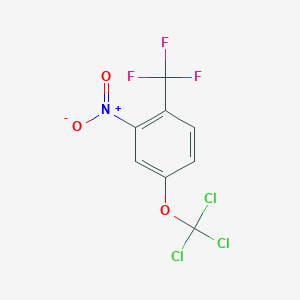 2-Nitro-4-(trichloromethoxy)-1-(trifluoromethyl)benzene