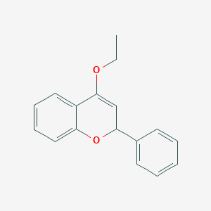 molecular formula C17H16O2 B14441435 4-Ethoxy-2-phenyl-2H-1-benzopyran CAS No. 79318-15-3