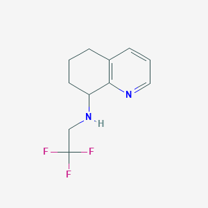 N-(2,2,2-trifluoroethyl)-5,6,7,8-tetrahydroquinolin-8-amine