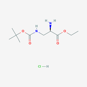 (R)-Ethyl 2-amino-3-((tert-butoxycarbonyl)amino)propanoate hydrochloride