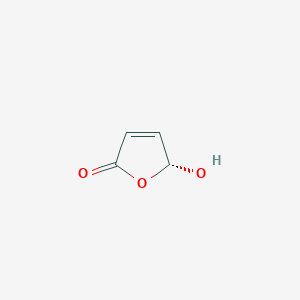 molecular formula C4H4O3 B14441496 (5R)-5-Hydroxyfuran-2(5H)-one CAS No. 77983-24-5