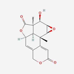 molecular formula C16H16O6 B14441532 Wentilactone A CAS No. 76235-83-1