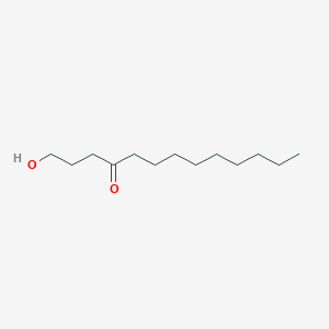 molecular formula C13H26O2 B14441603 1-Hydroxytridecan-4-one CAS No. 77328-82-6