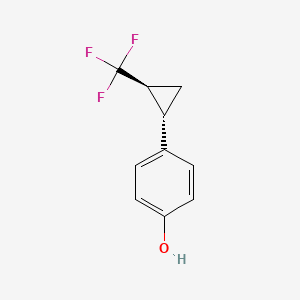 (+/-)-4-(trans-2-(Trifluoromethyl)cyclopropyl)phenol