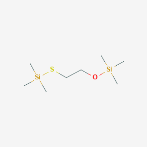 molecular formula C8H22OSSi2 B14441619 Trimethylsilyl 2-trimethylsiloxyethyl sulfide CAS No. 78921-31-0