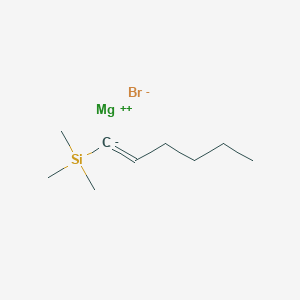 molecular formula C9H19BrMgSi B14441629 Magnesium, [(1Z)-1-(trimethylsilyl)-1-hexenyl]bromo- CAS No. 78133-19-4