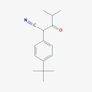 2-(4-Tert-butylphenyl)-4-methyl-3-oxopentanenitrile