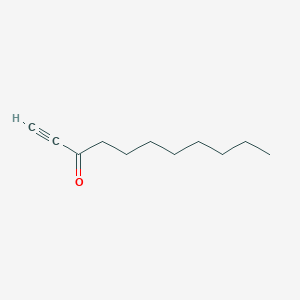 molecular formula C11H18O B14441643 1-Undecyn-3-one CAS No. 76291-85-5