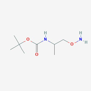 tert-butyl N-[1-(aminooxy)propan-2-yl]carbamate