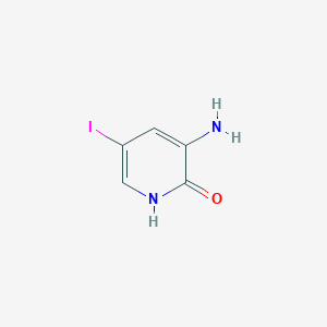 molecular formula C5H5IN2O B1444166 3-Amino-5-iodopyridin-2(1H)-one CAS No. 856161-24-5