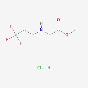 Methyl 2-[(3,3,3-trifluoropropyl)amino]acetate hydrochloride