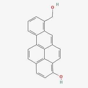molecular formula C21H14O2 B14441755 Benzo(a)pyrene-7-methanol, 3-hydroxy- CAS No. 79418-86-3