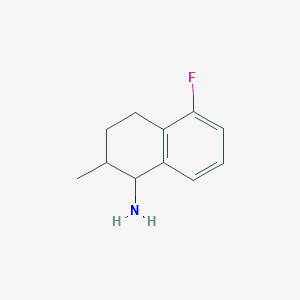5-Fluoro-2-methyl-1,2,3,4-tetrahydronaphthalen-1-amine
